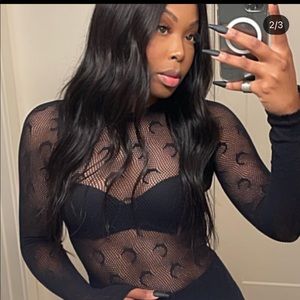 Marine Serre Mesh Top